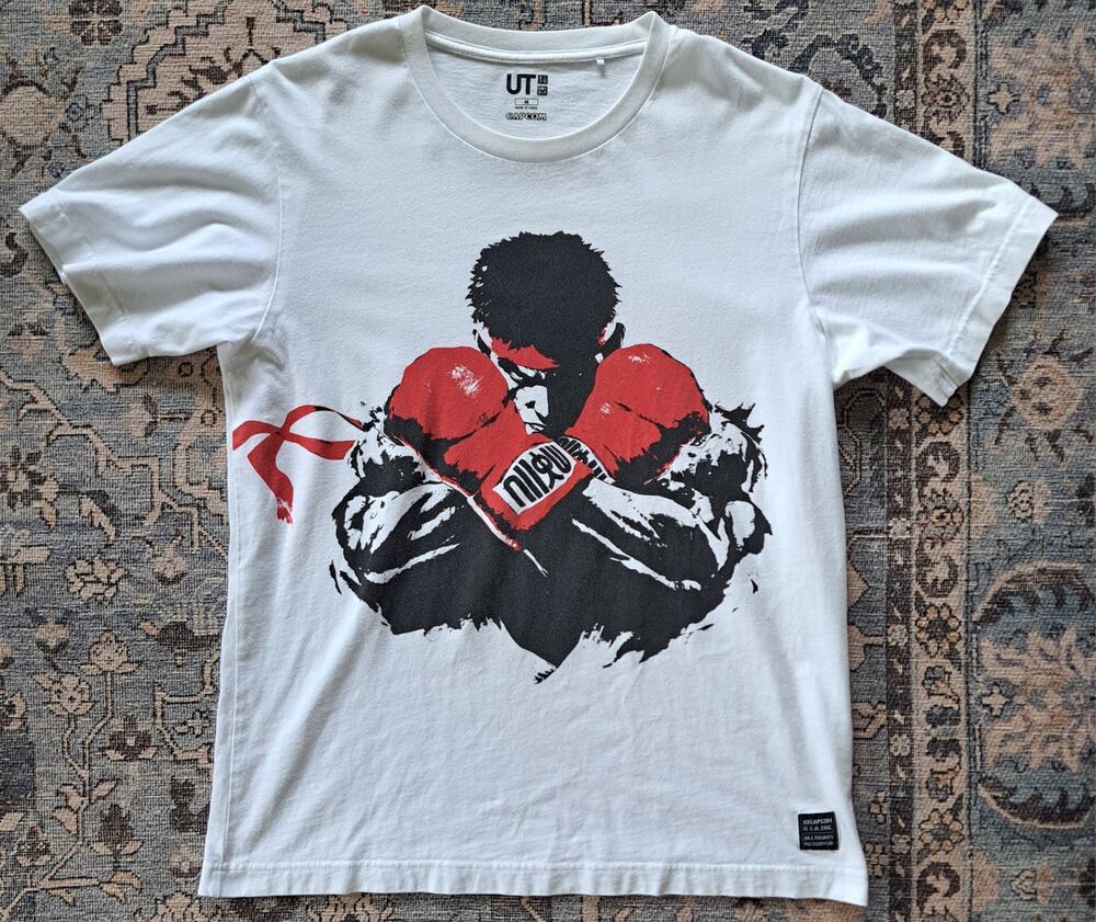 Uniqlo x Capcom Street Fighter Shirt Size M Medium Ryu Graphic Tee